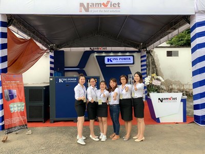 Máy nén khí KING POWER được giới thiệu tại Hội chợ Nông nghiệp Quốc tế Việt Nam 2019